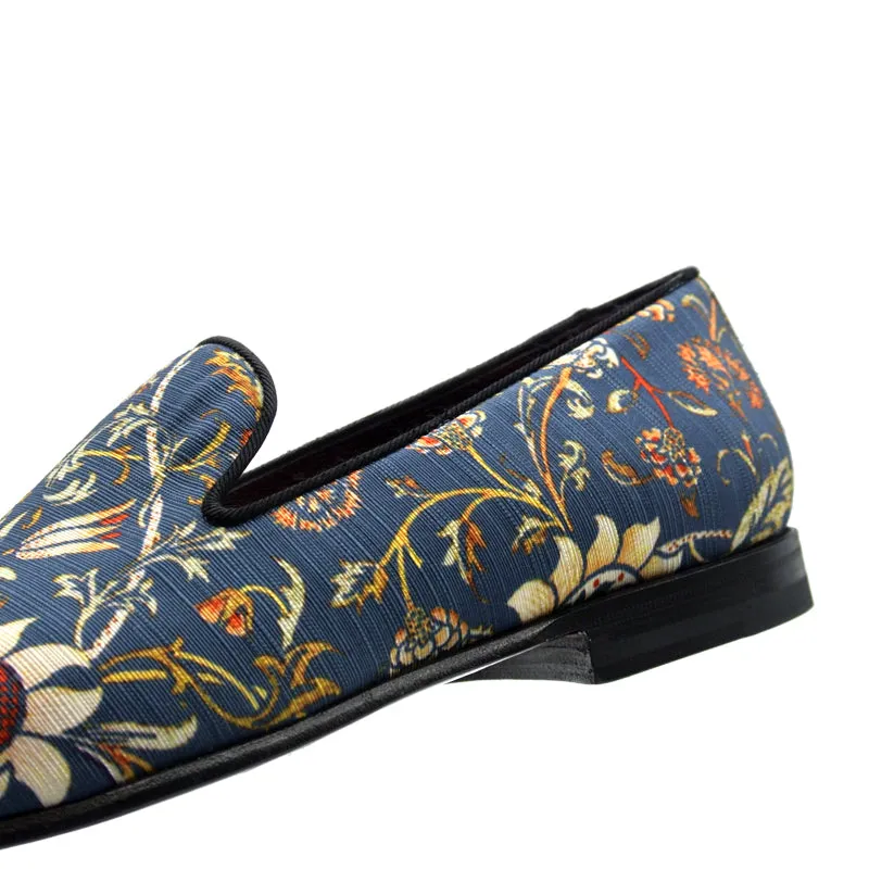 10-516-BLU FANTASIA Floral Slip On, Blue