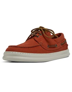 Camper Runner Four Moccasins, Red/Rusty Red