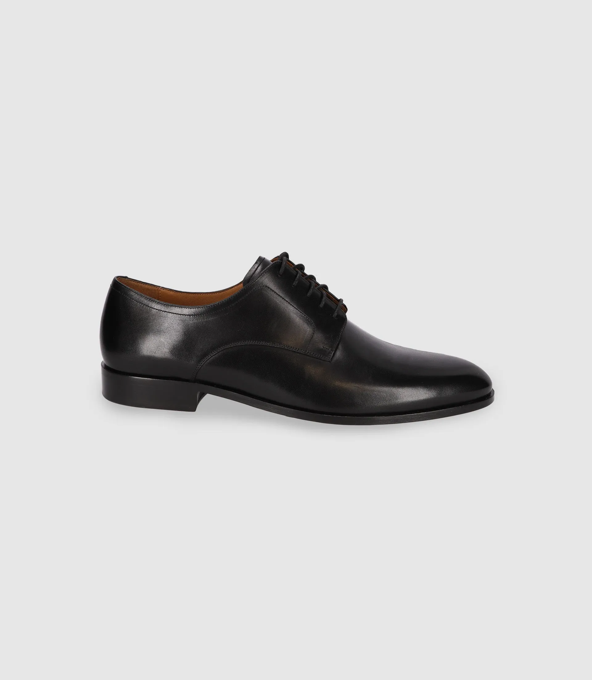 Chaussures derby en cuir noires