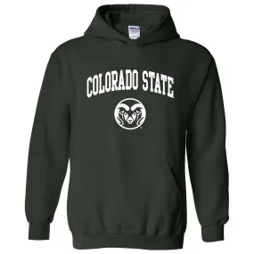 Colorado State University Rams Arch Logo Hoodie - Forest