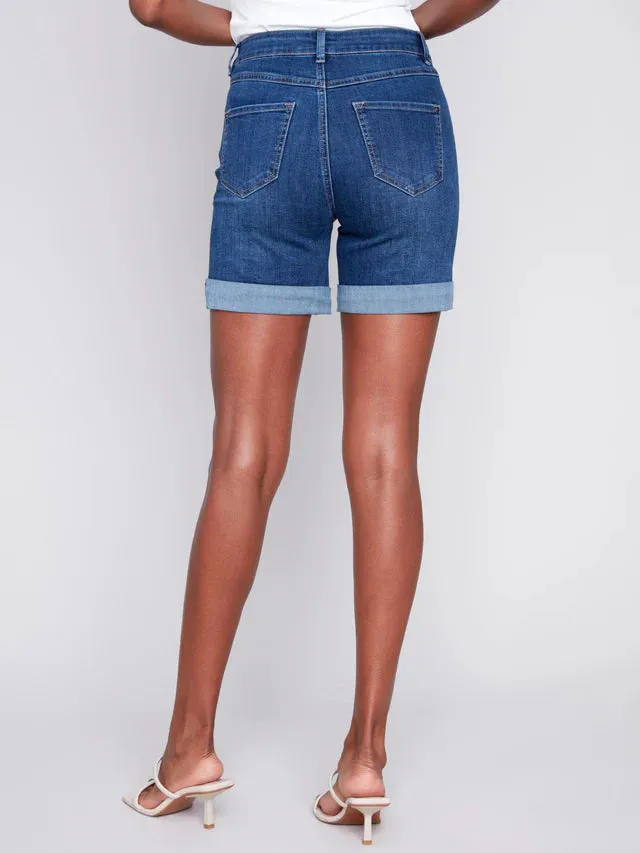 CUFFED HEM SHORTS