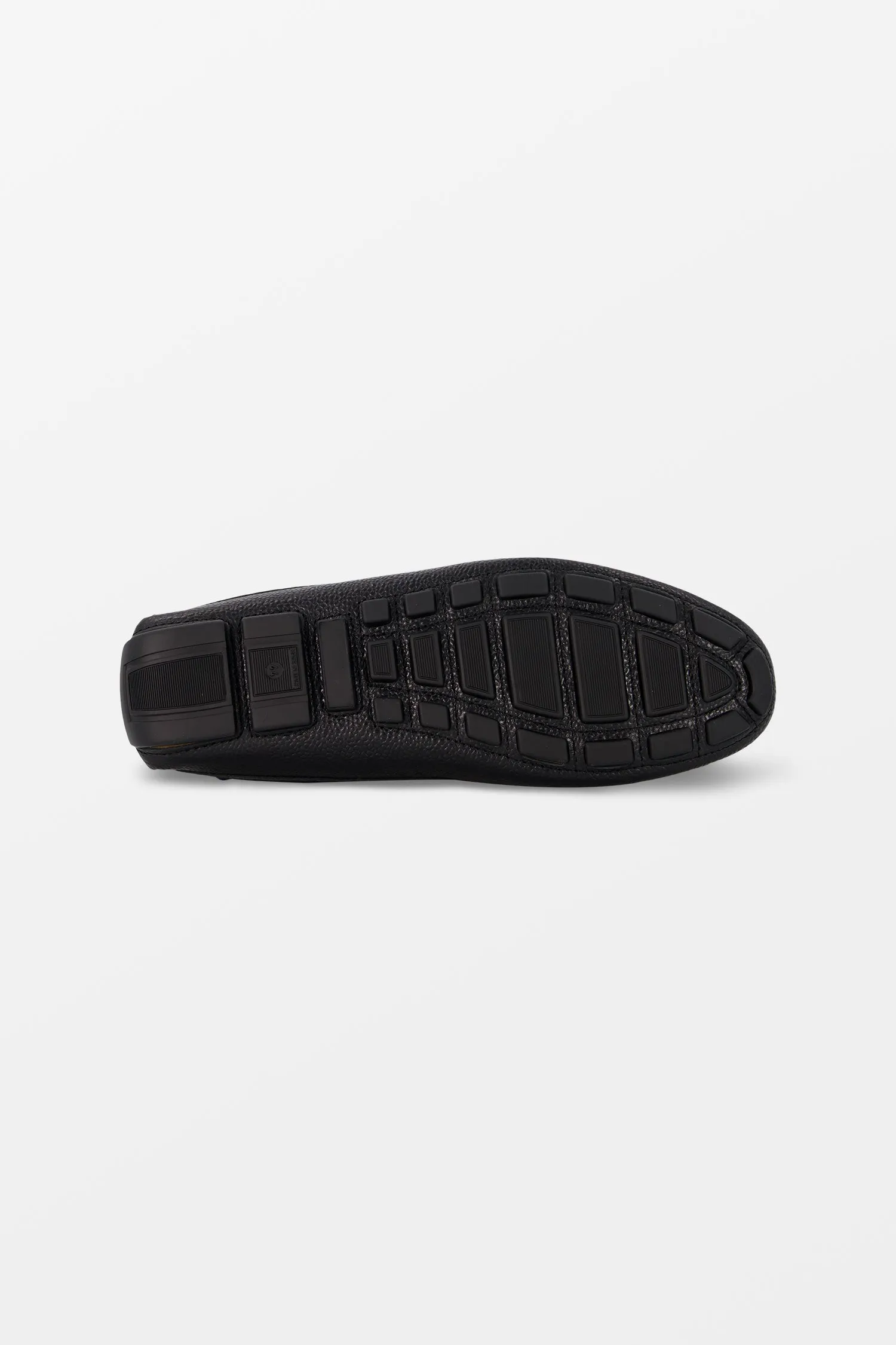 Fiorangelo Black Leather Moccasins