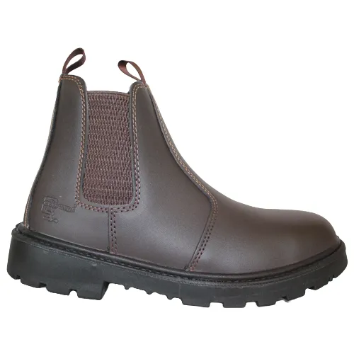 Grafters Safety Toe Cap Boots - M808B - Brown