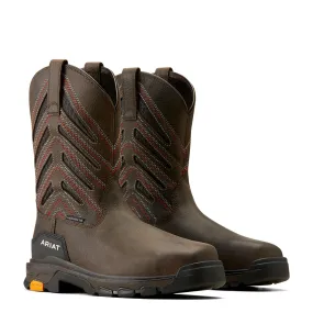 Intrepid VentTEK Composite-Toe Work Boot Iron Coffee