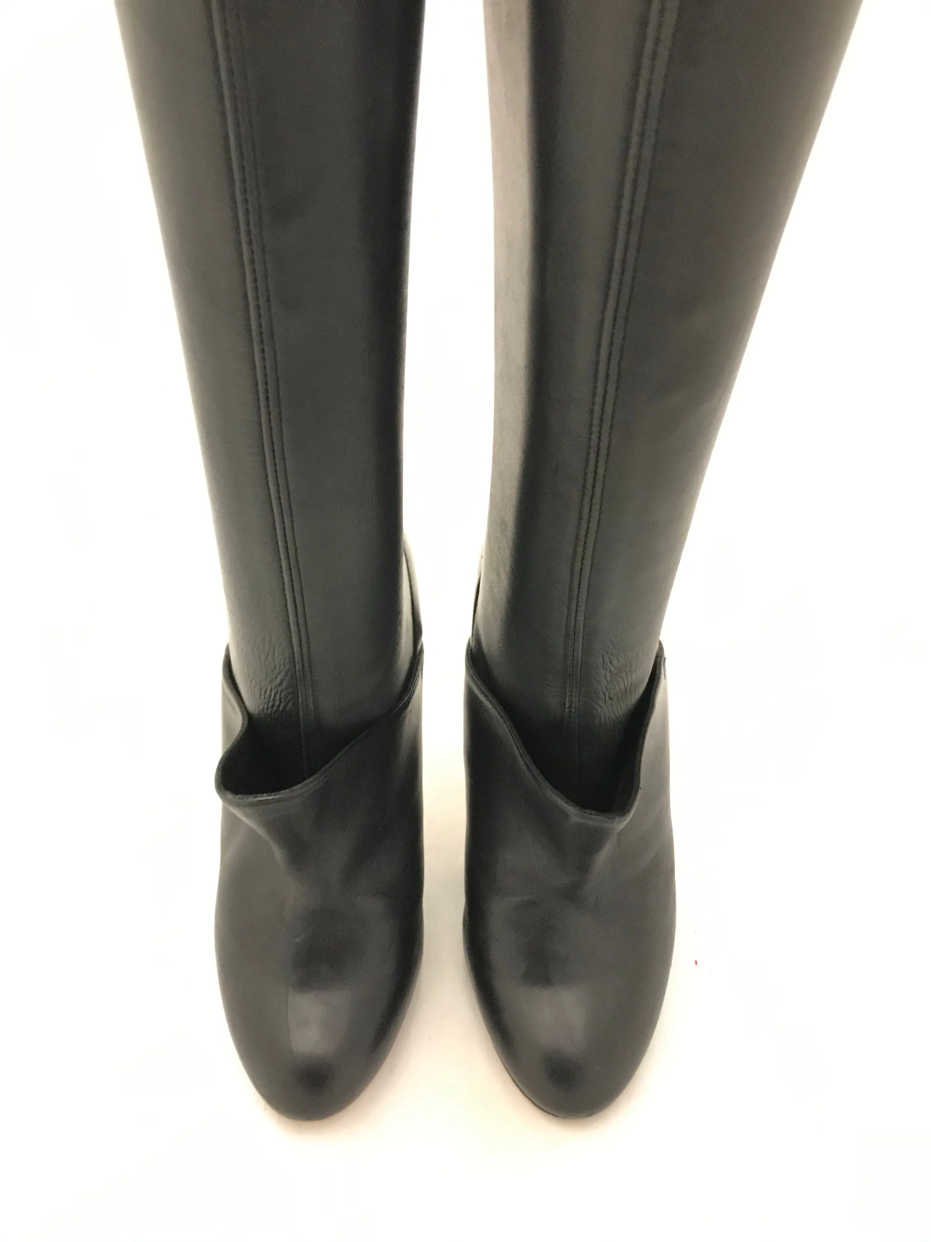 Leather Knee High Boots