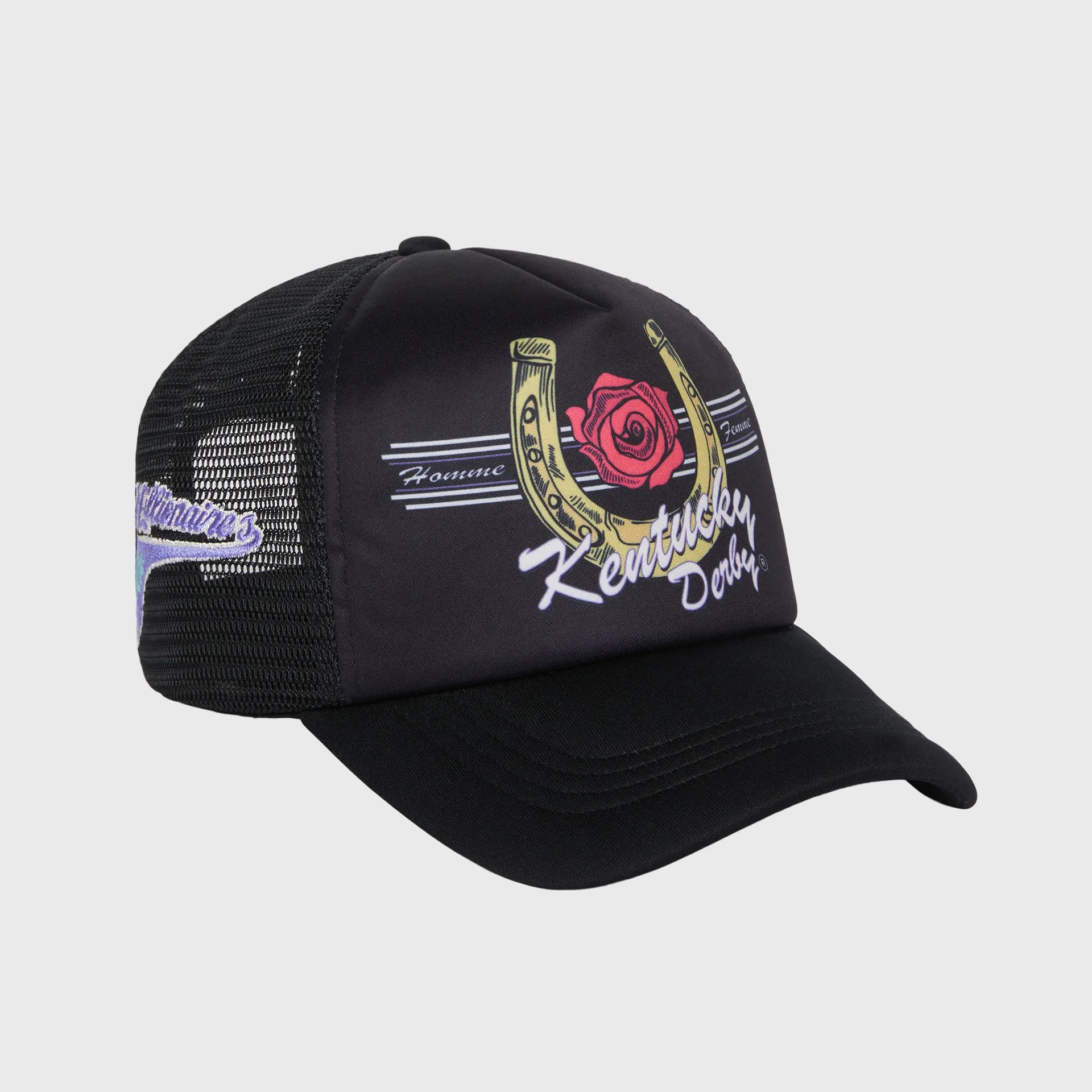 Millionaires Row Trucker Hat Black