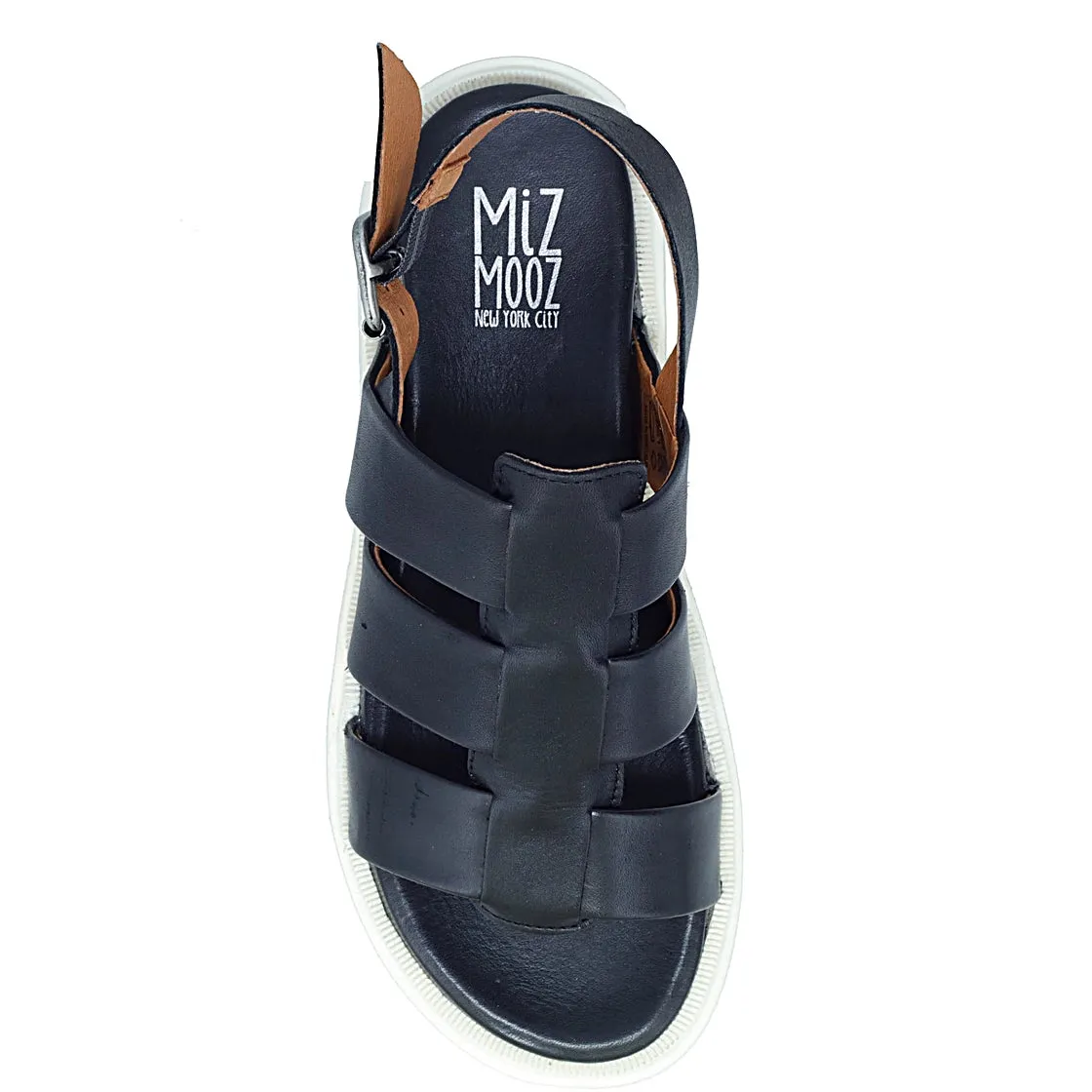 Miz Mooz PAMMY Flatform Sandal in Black