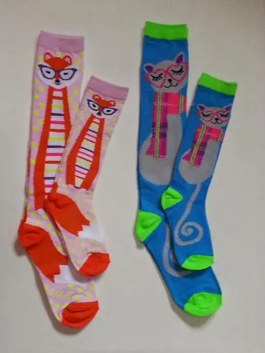 Medium Size Knee-High Socks for Matching Mother and Child Outfits