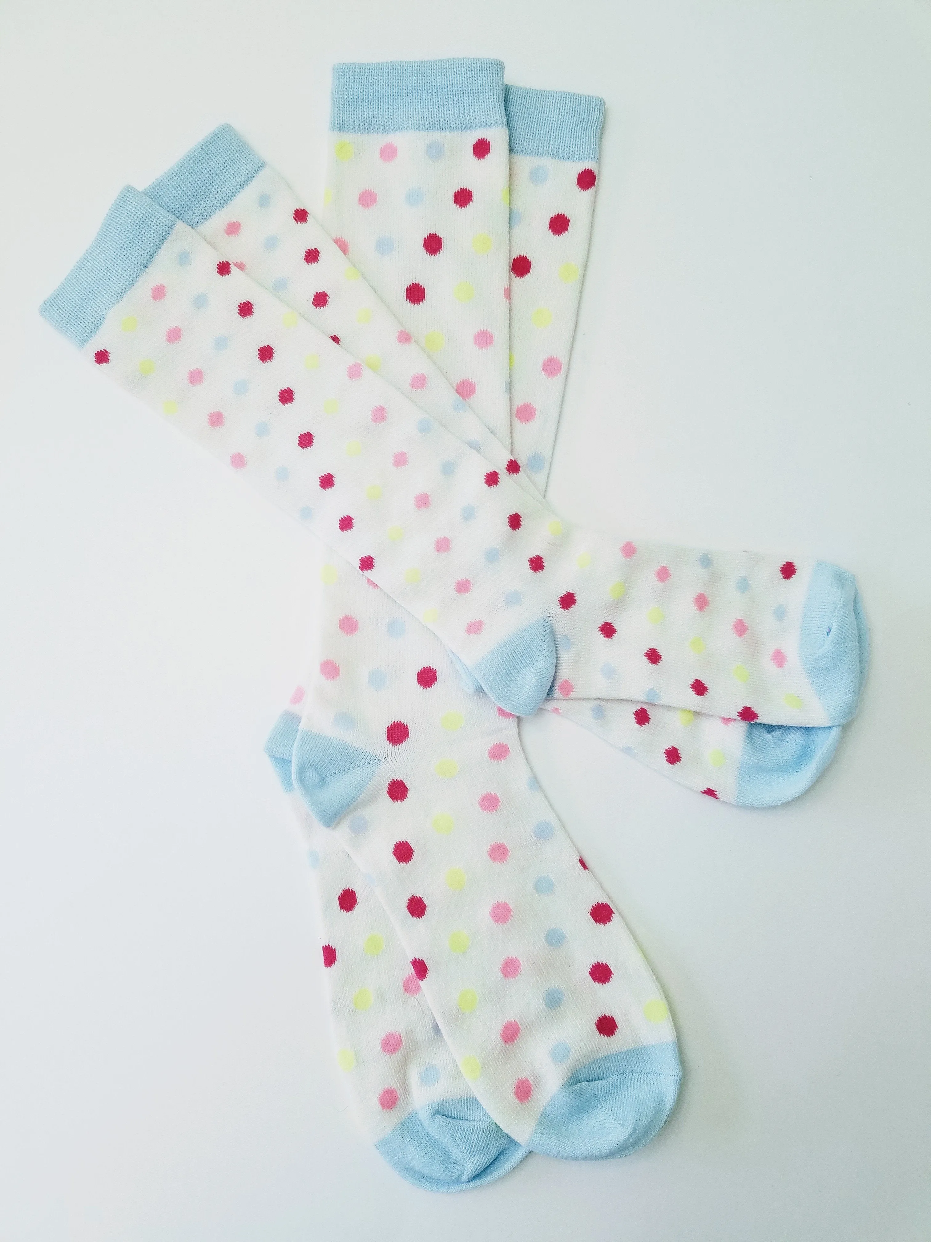 Medium Size Knee-High Socks for Matching Mother and Child Outfits