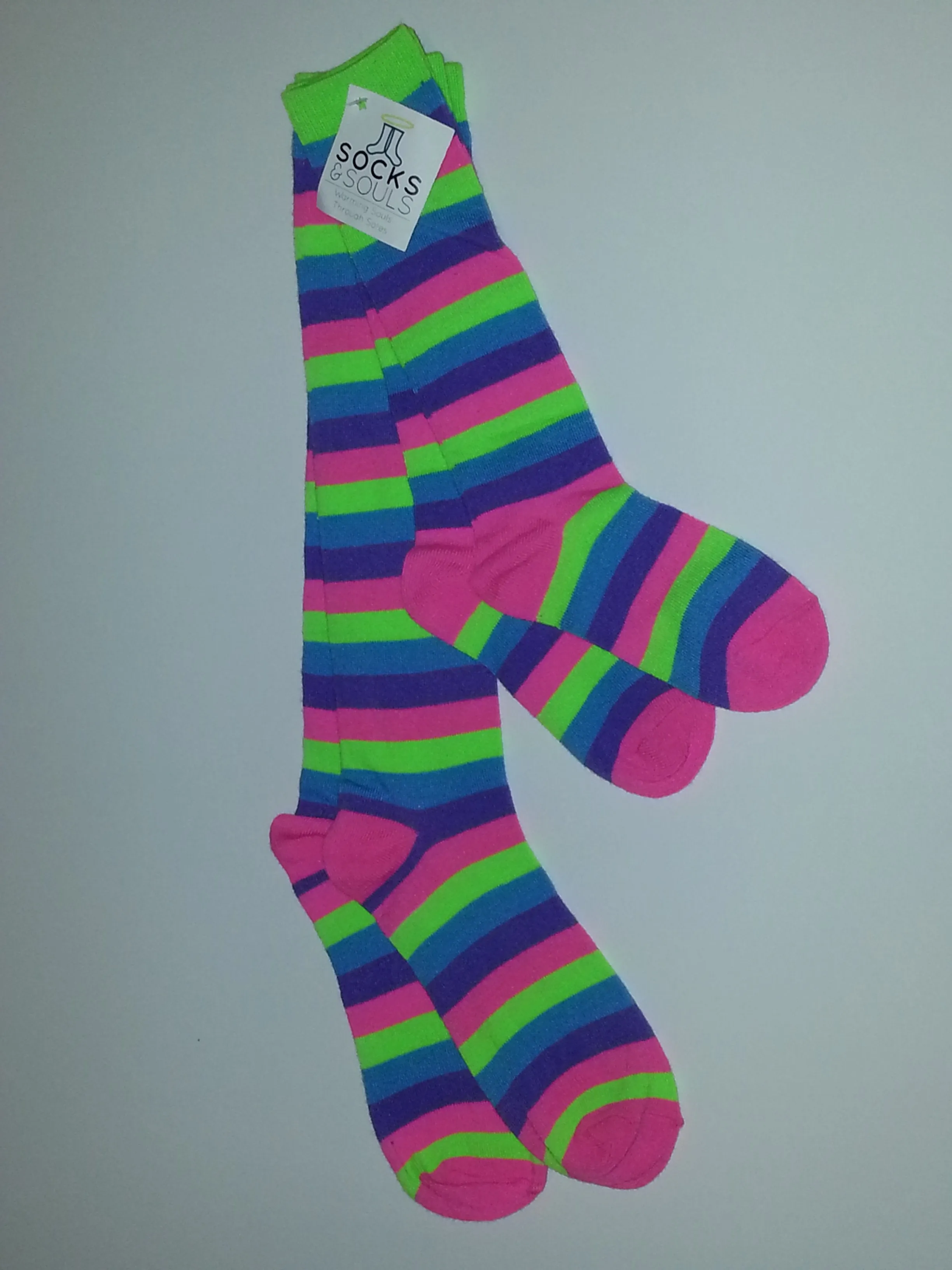 Medium Size Knee-High Socks for Matching Mother and Child Outfits