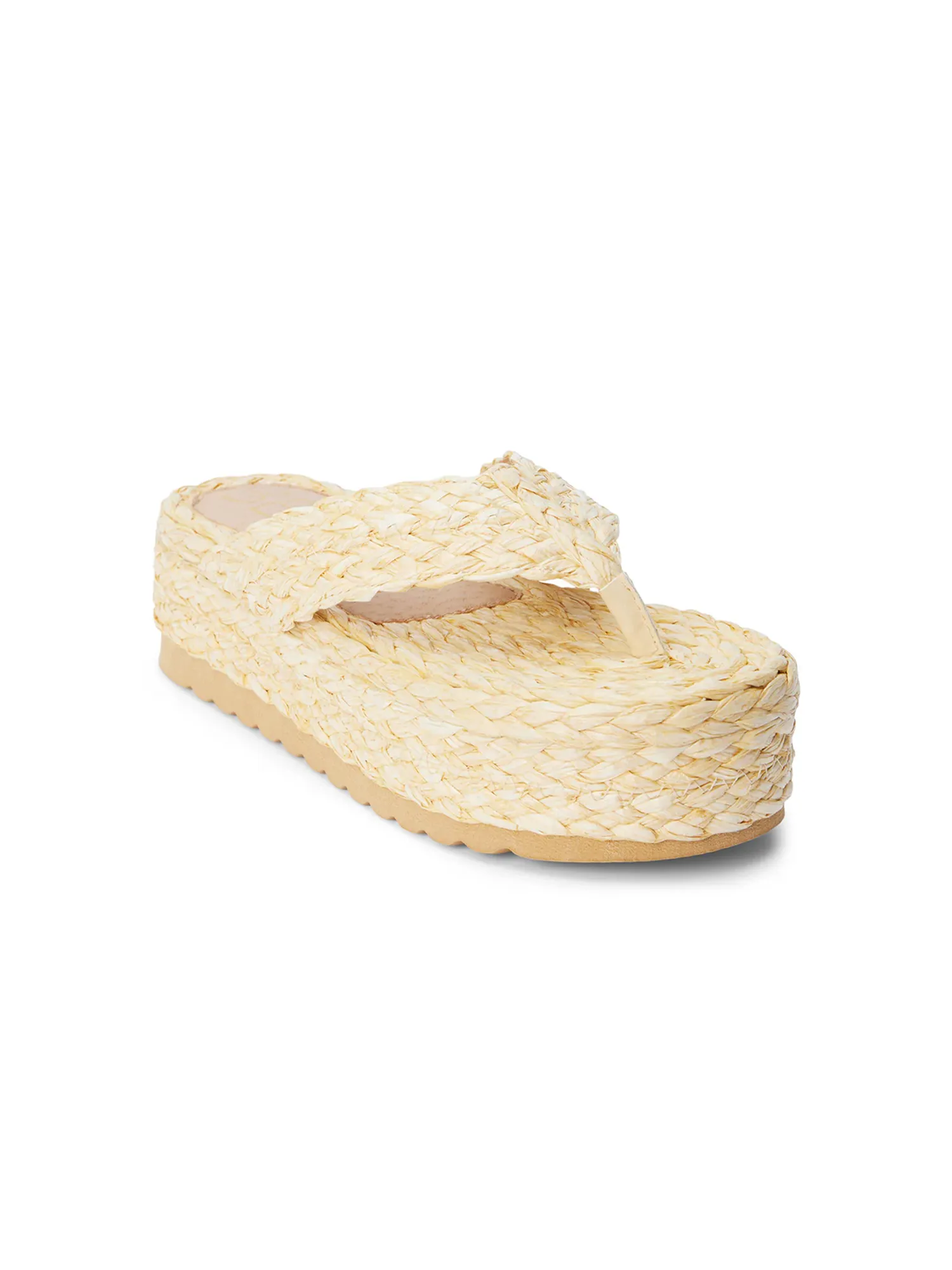 Sailor Raffia Sandal in Natural